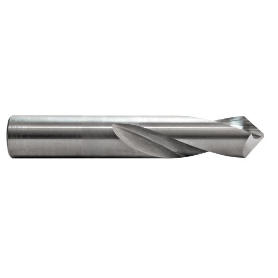 Picture of M.A. Ford 40425000A Spot Drill Solid Carbide 90° 0.250 Dia 0.250 Shank 2.000 OAL 2 Flute 1.000 Flute Length Carbide AlTiN
